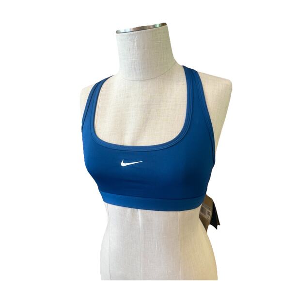 Nike Women’s Training Sports Bra Blue Racerback Size XS DX6817-476 Dri-FIT - Picture 2 of 7